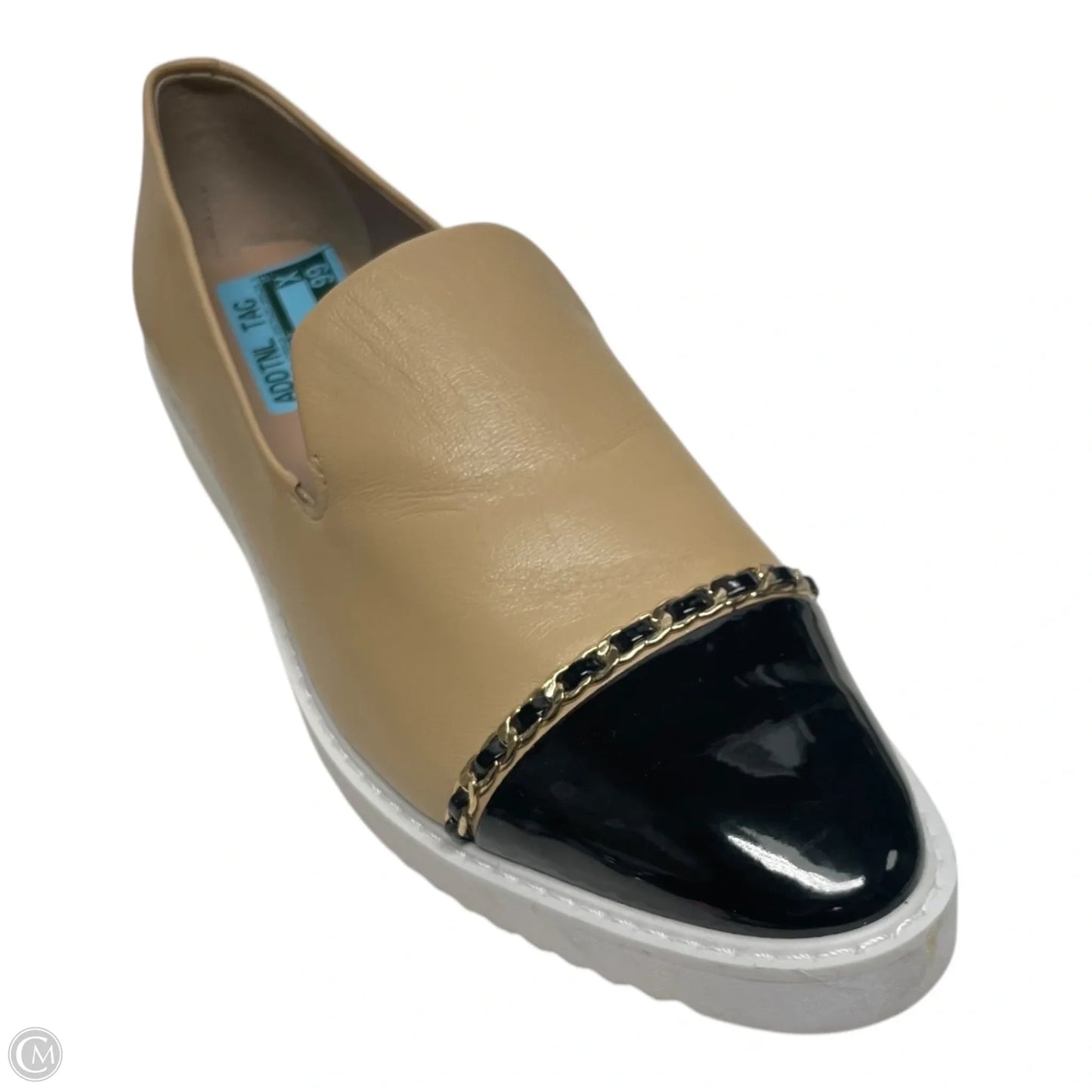 Shoes Designer By Karl Lagerfeld In Black & Tan, Size: 7