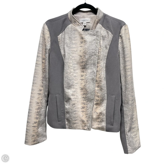 Jacket Other By Calvin Klein In Snakeskin Print, Size: L