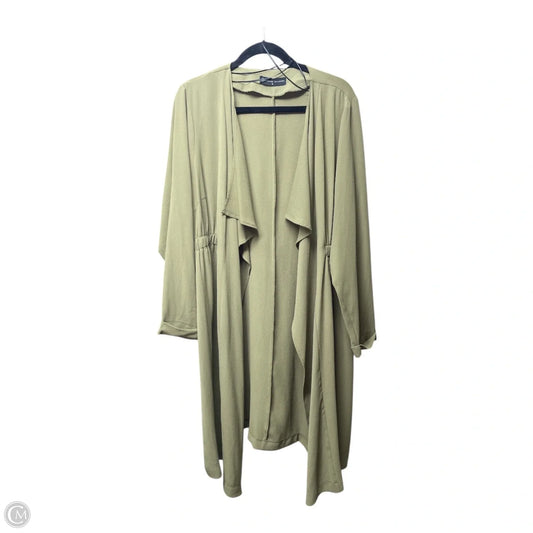 Cardigan By Fashion To Figure In Green, Size: Xl