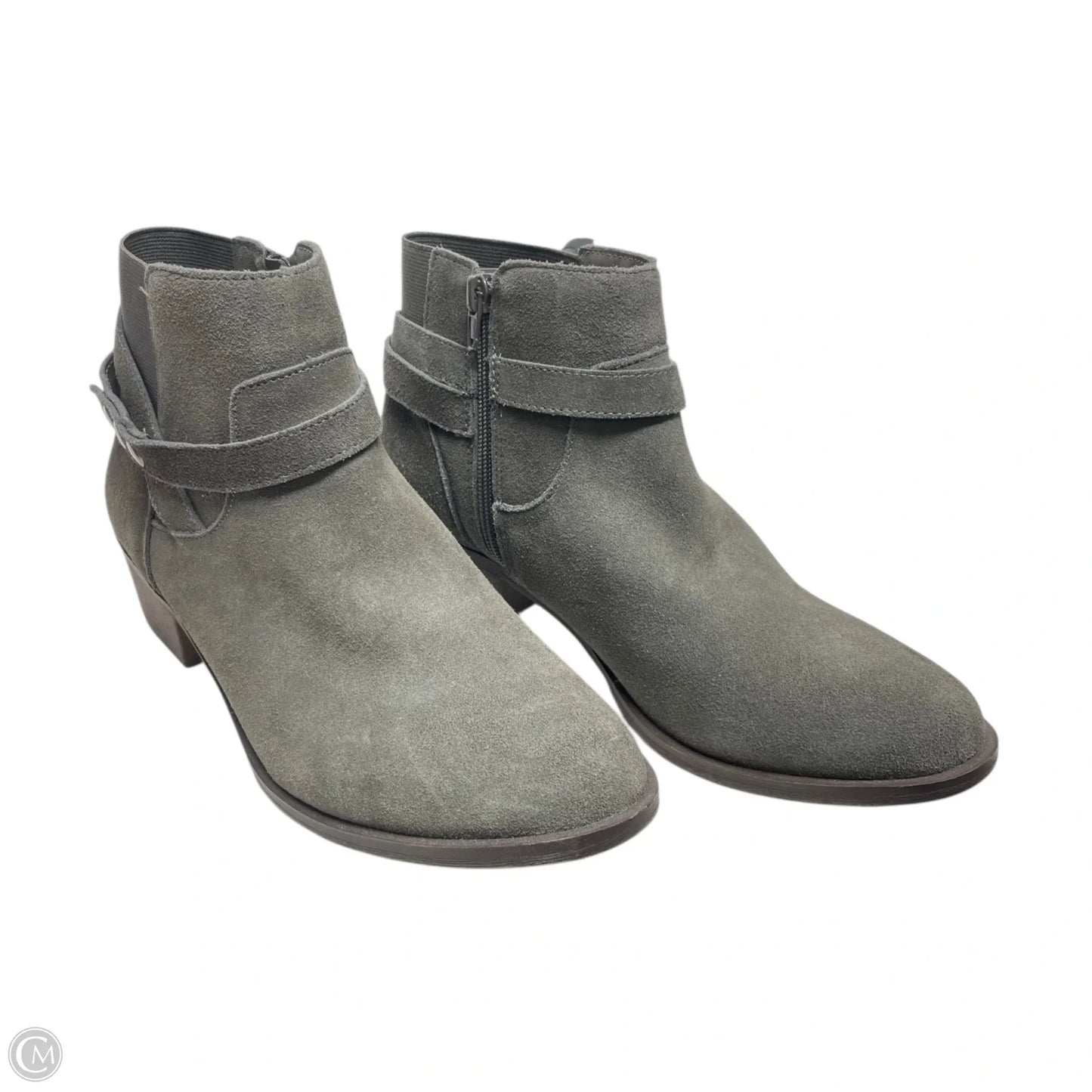 Boots Ankle Heels By Kensie In Green, Size: 10