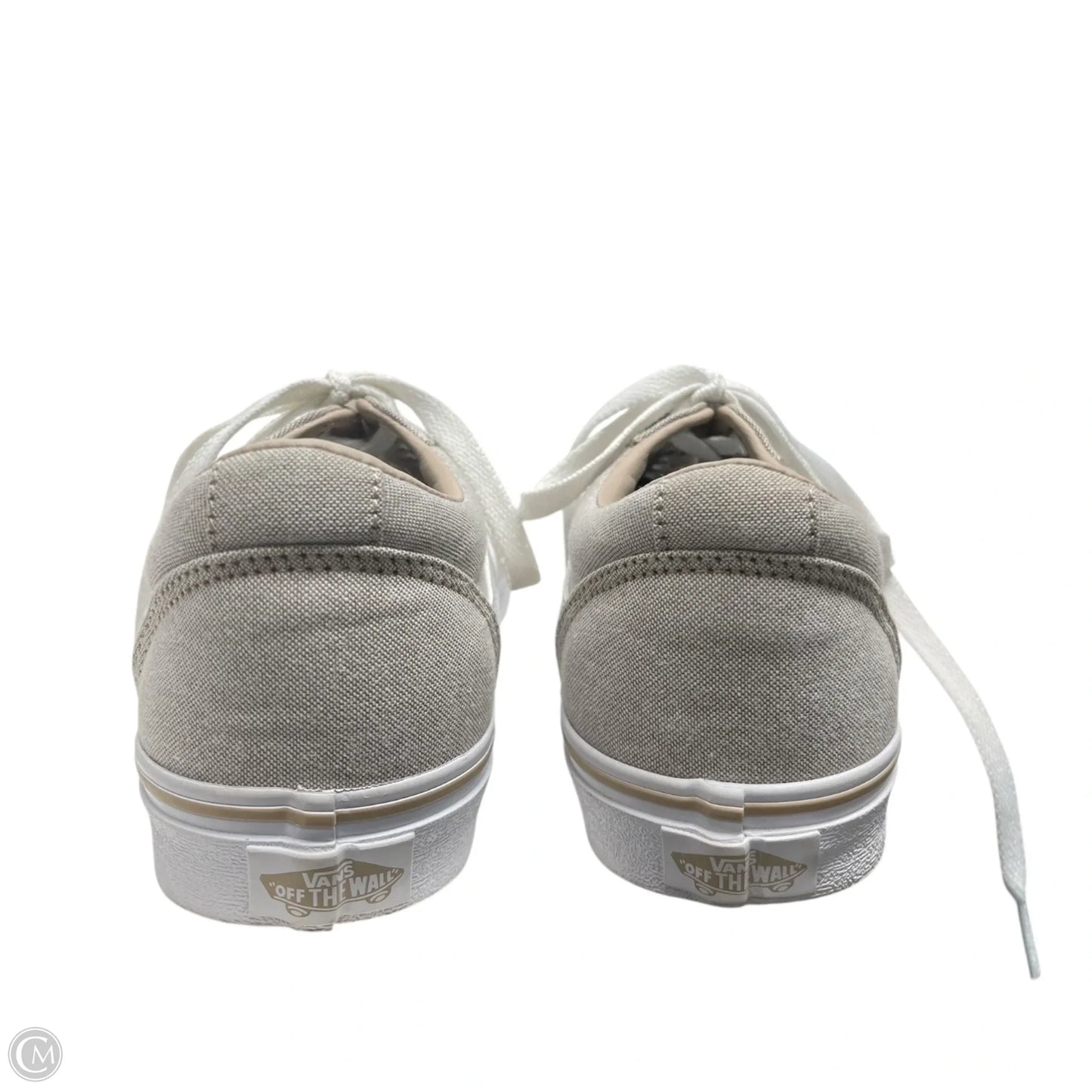 Shoes Sneakers By Vans In Grey & White, Size: 7.5