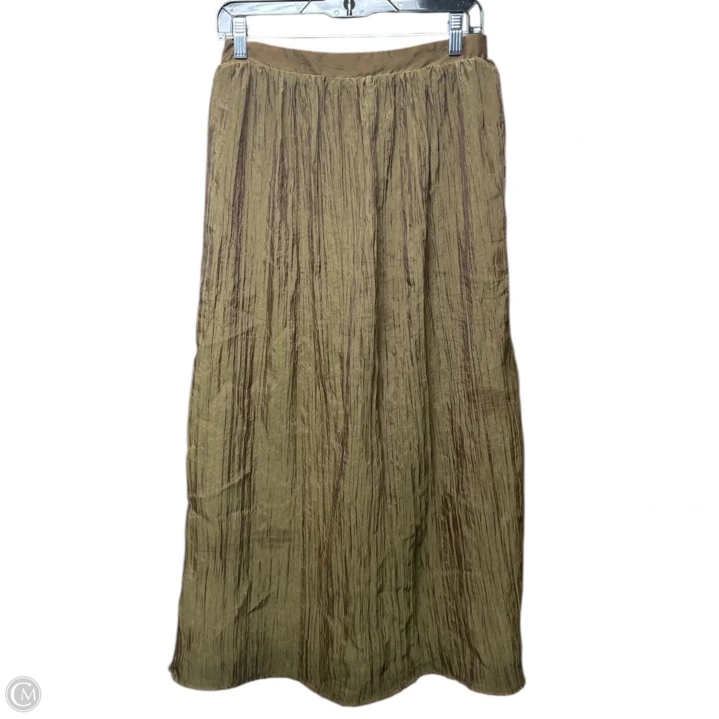 Skirt Midi By Zara In Green, Size: S