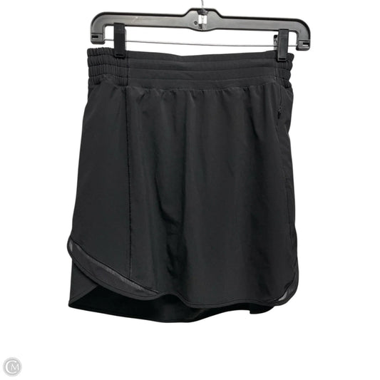Athletic Skort By Lululemon In Black, Size: M