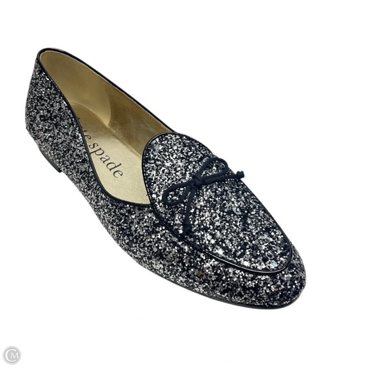 Shoes Designer By Kate Spade In Silver, Size: 7.5