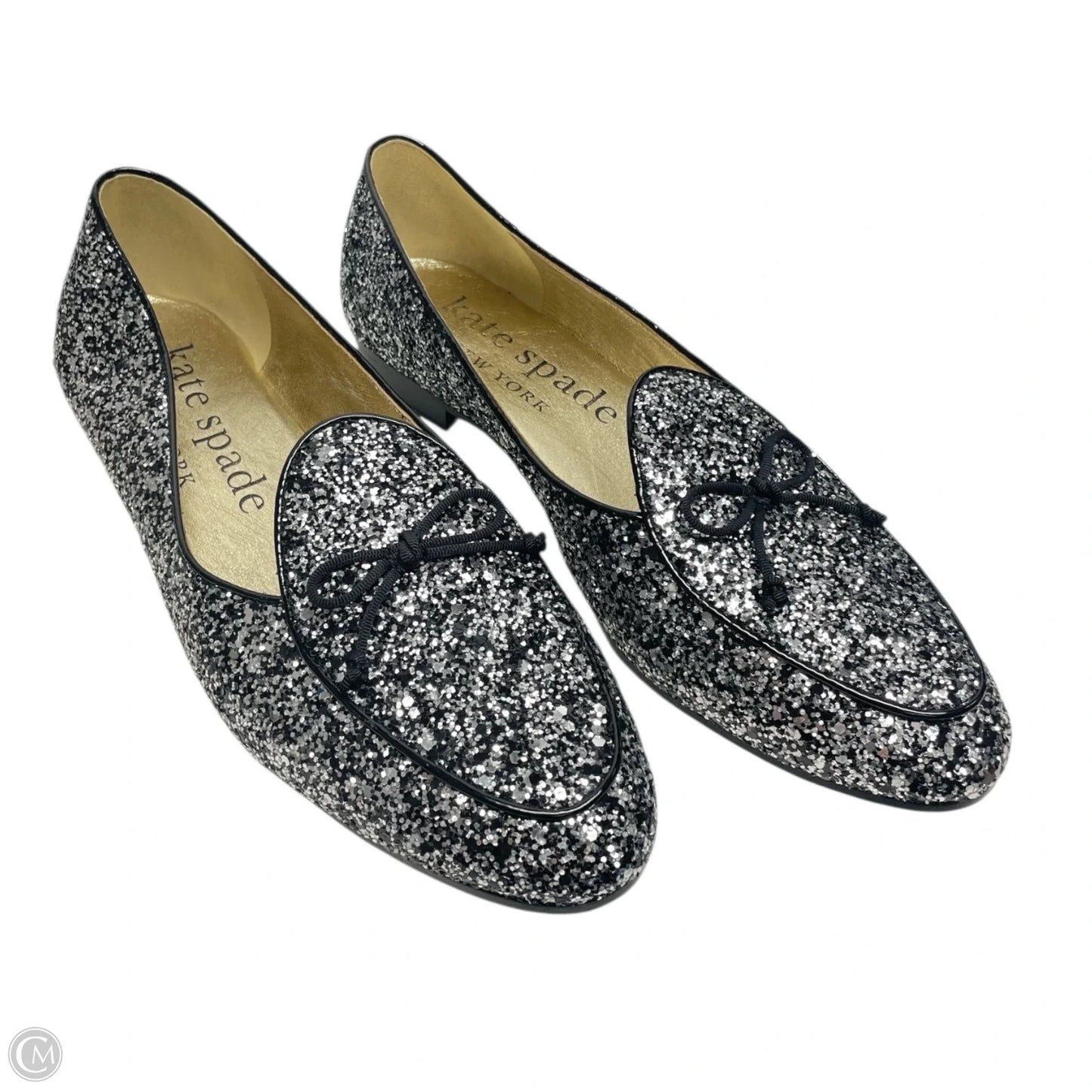 Shoes Designer By Kate Spade In Silver, Size: 7.5