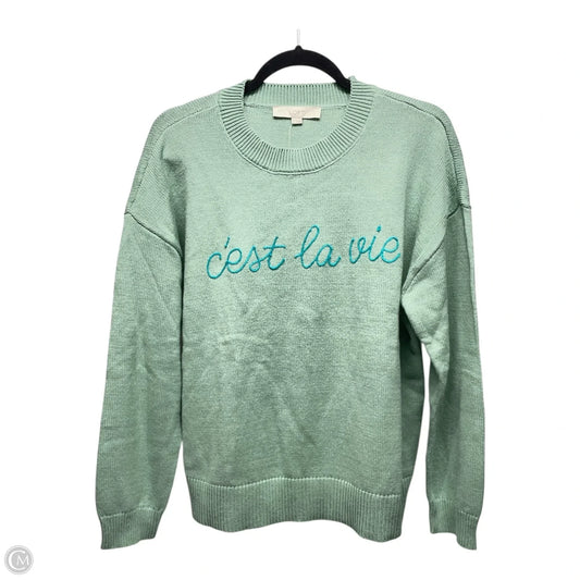 Sweater By Loft In Green, Size: M