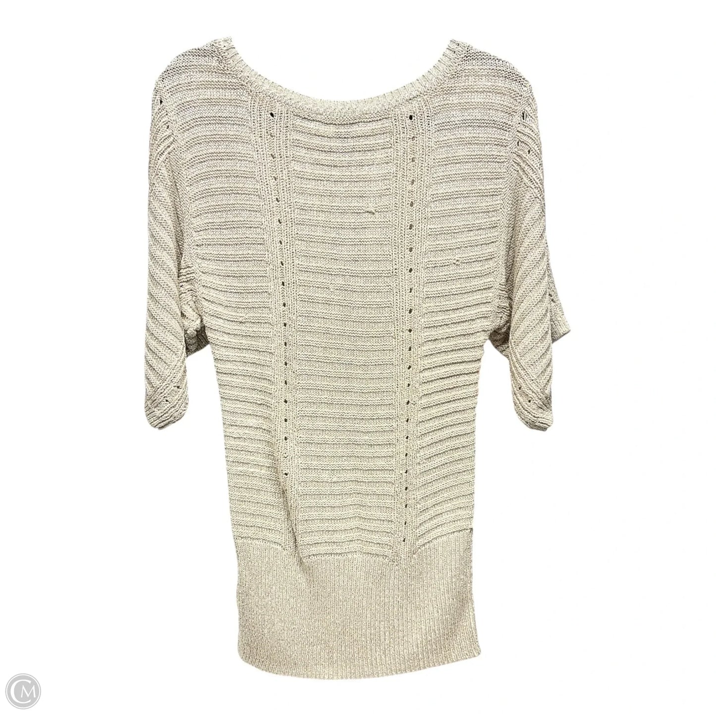 Sweater By White House Black Market In Gold & Tan, Size: S