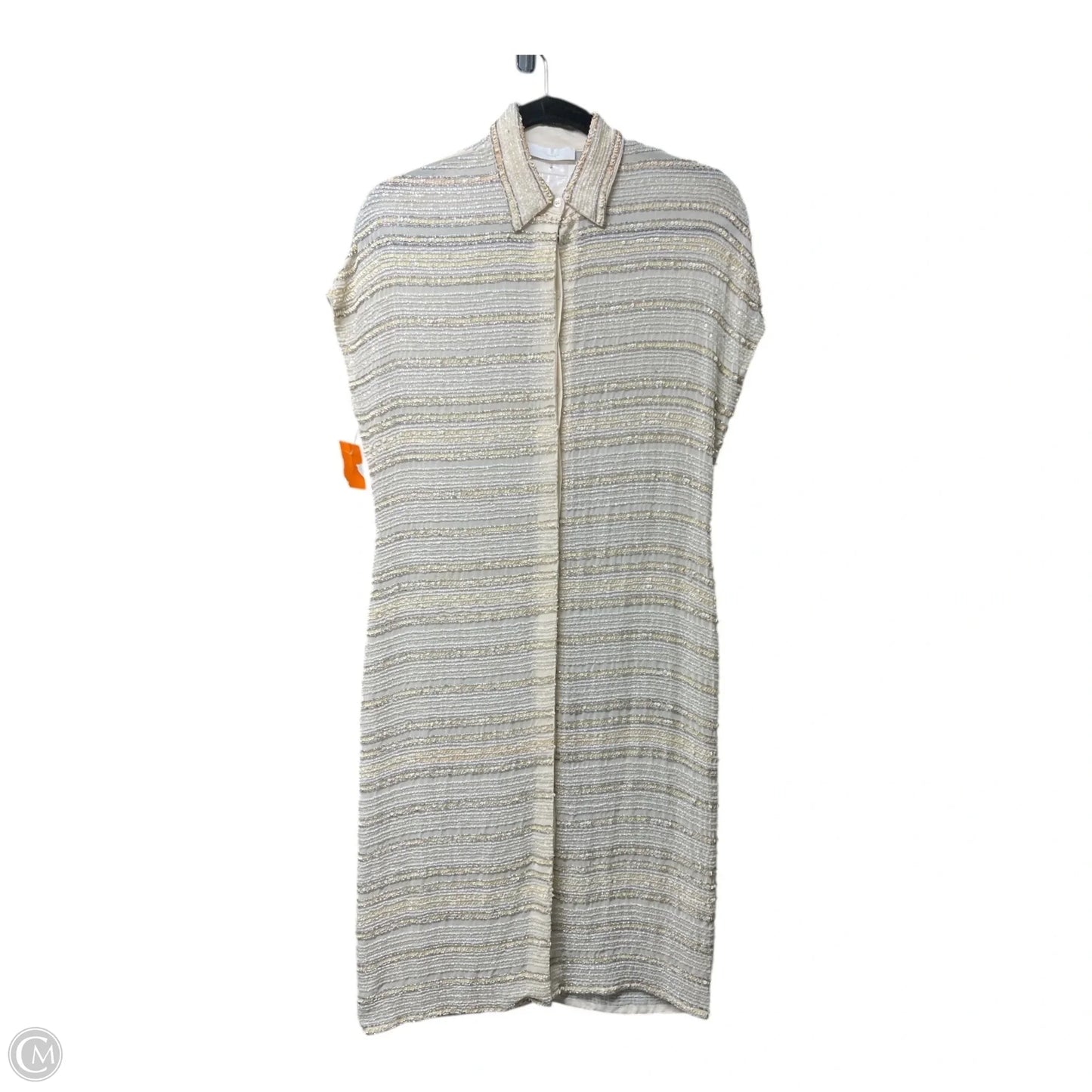 Dress Party Short By Cma In Cream & Tan, Size: 4