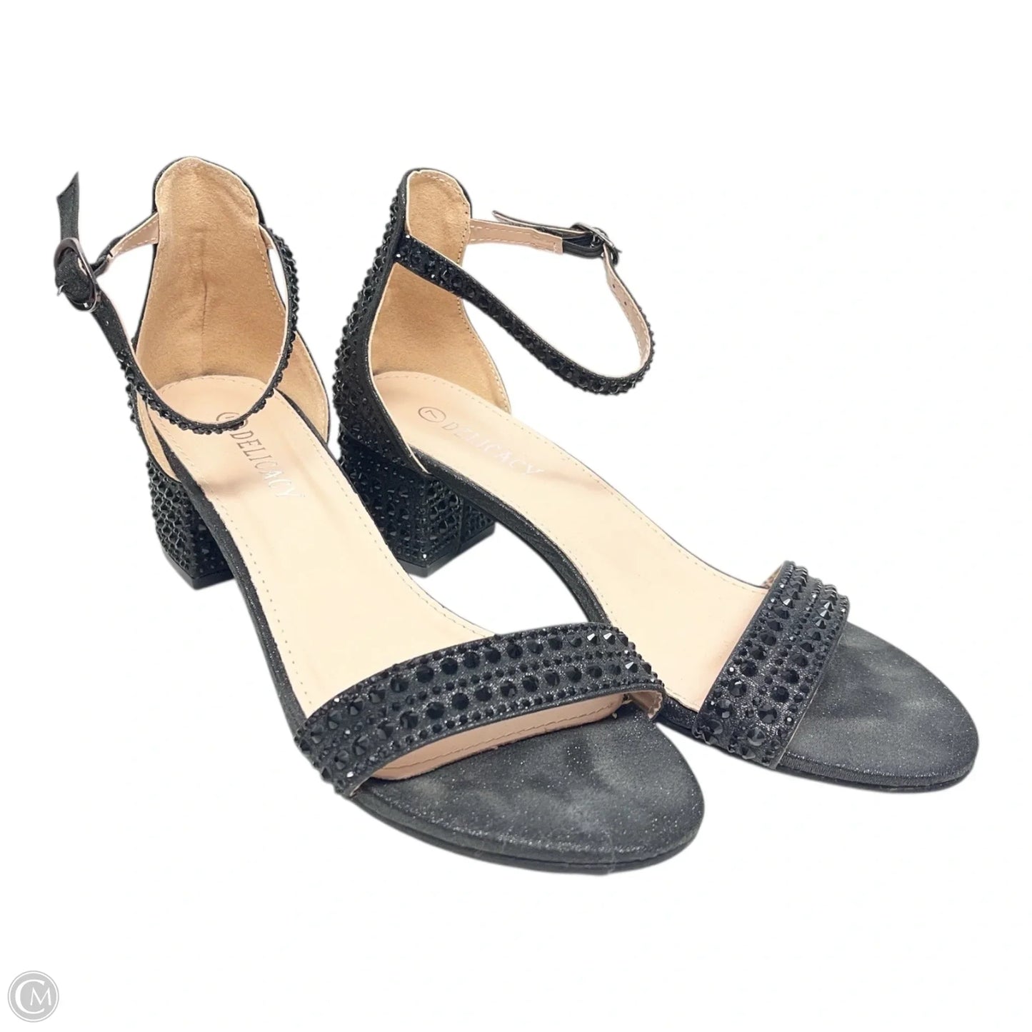 Shoes Heels Block By delicacy In Black, Size: 7