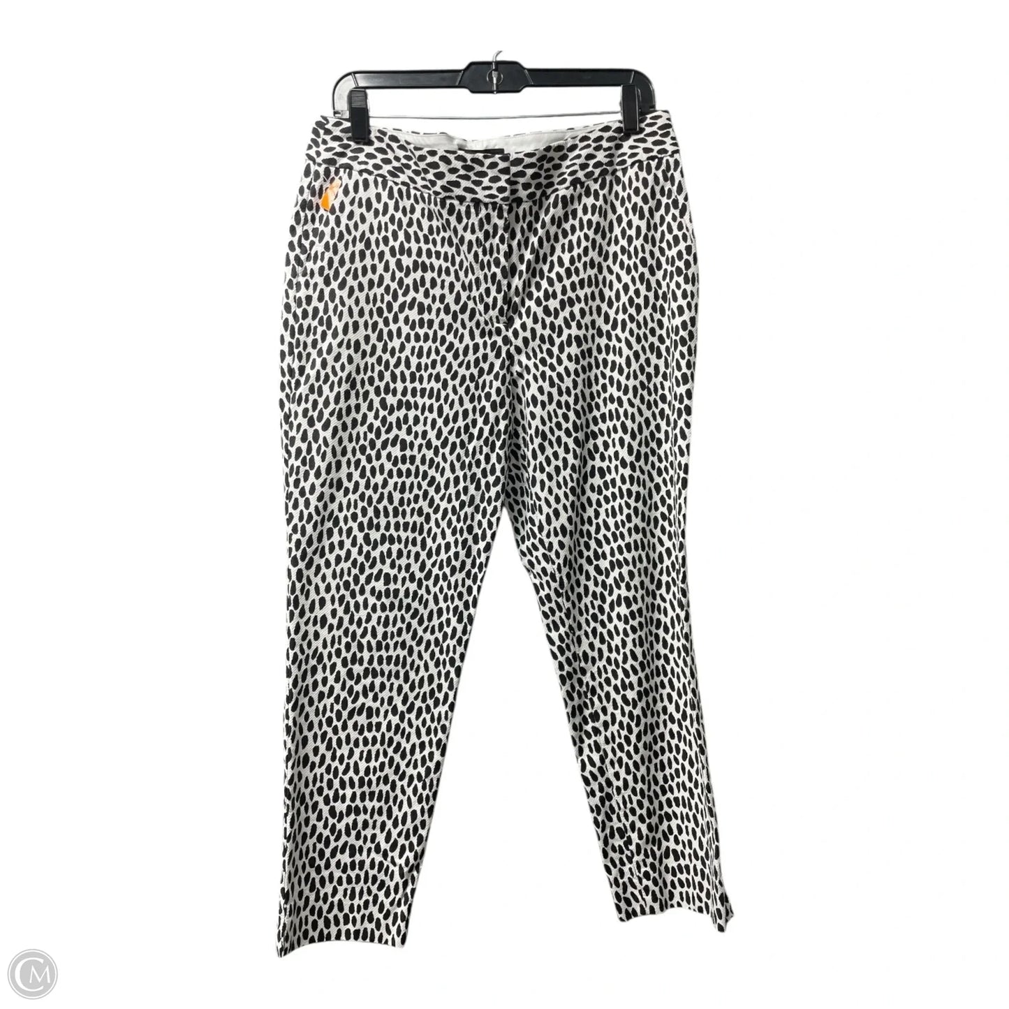 Pants Cropped By Talbots In Black & White, Size: 10