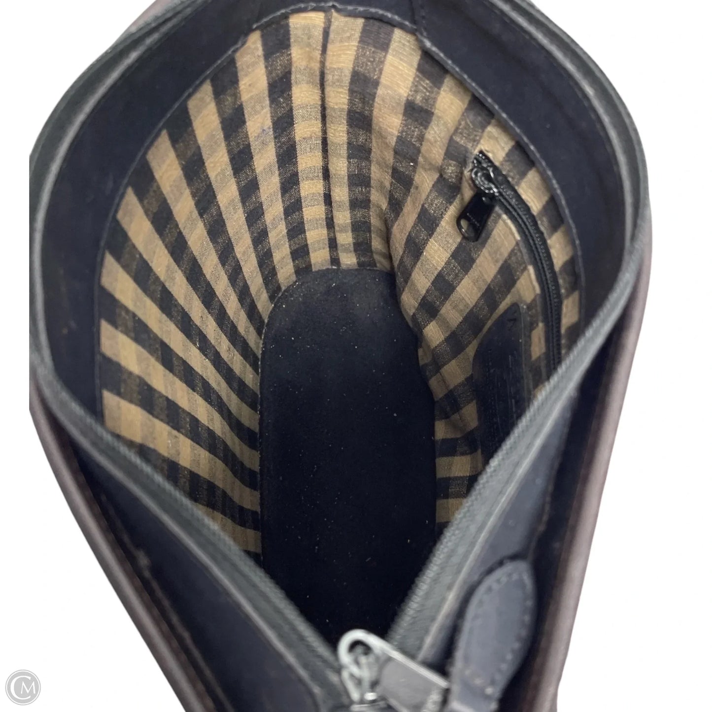 Handbag Leather By Brighton, Size: Medium