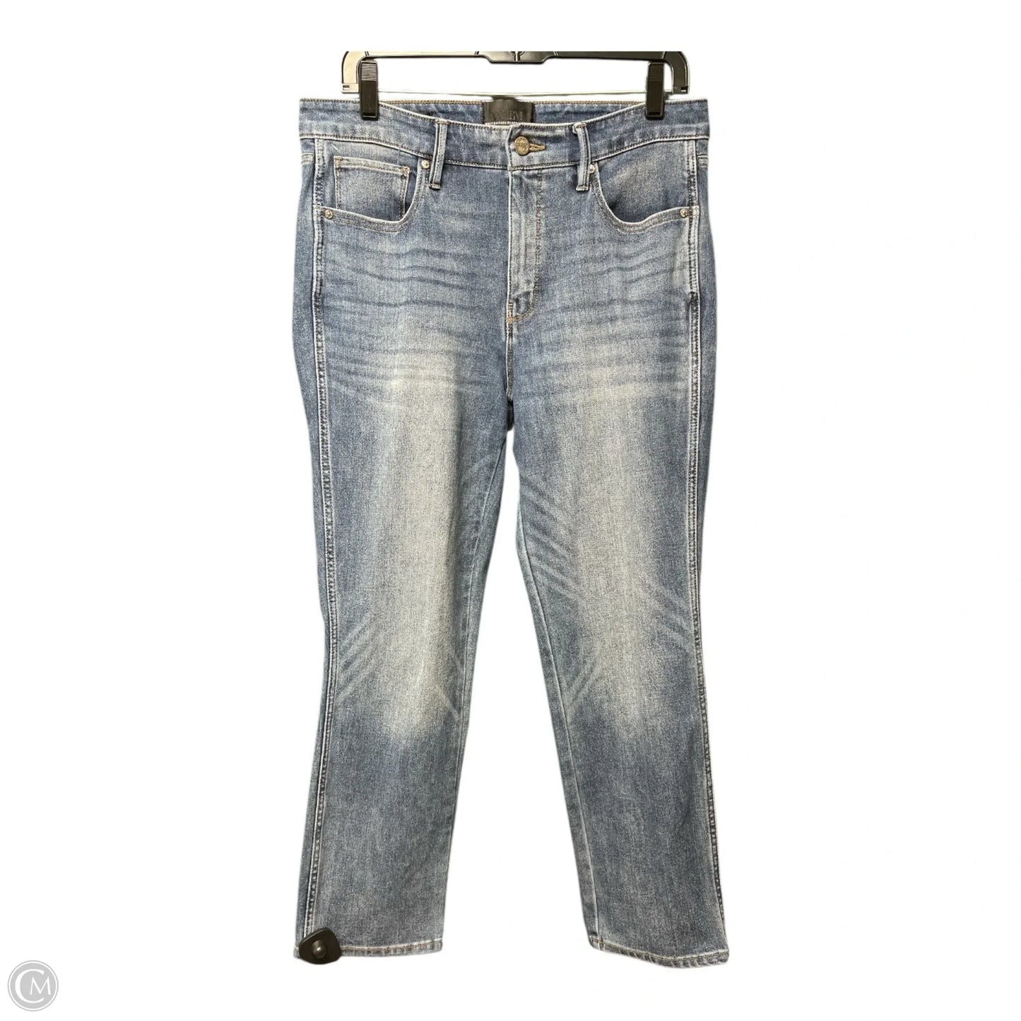 Jeans Straight By White House Black Market In Blue Denim, Size: 10