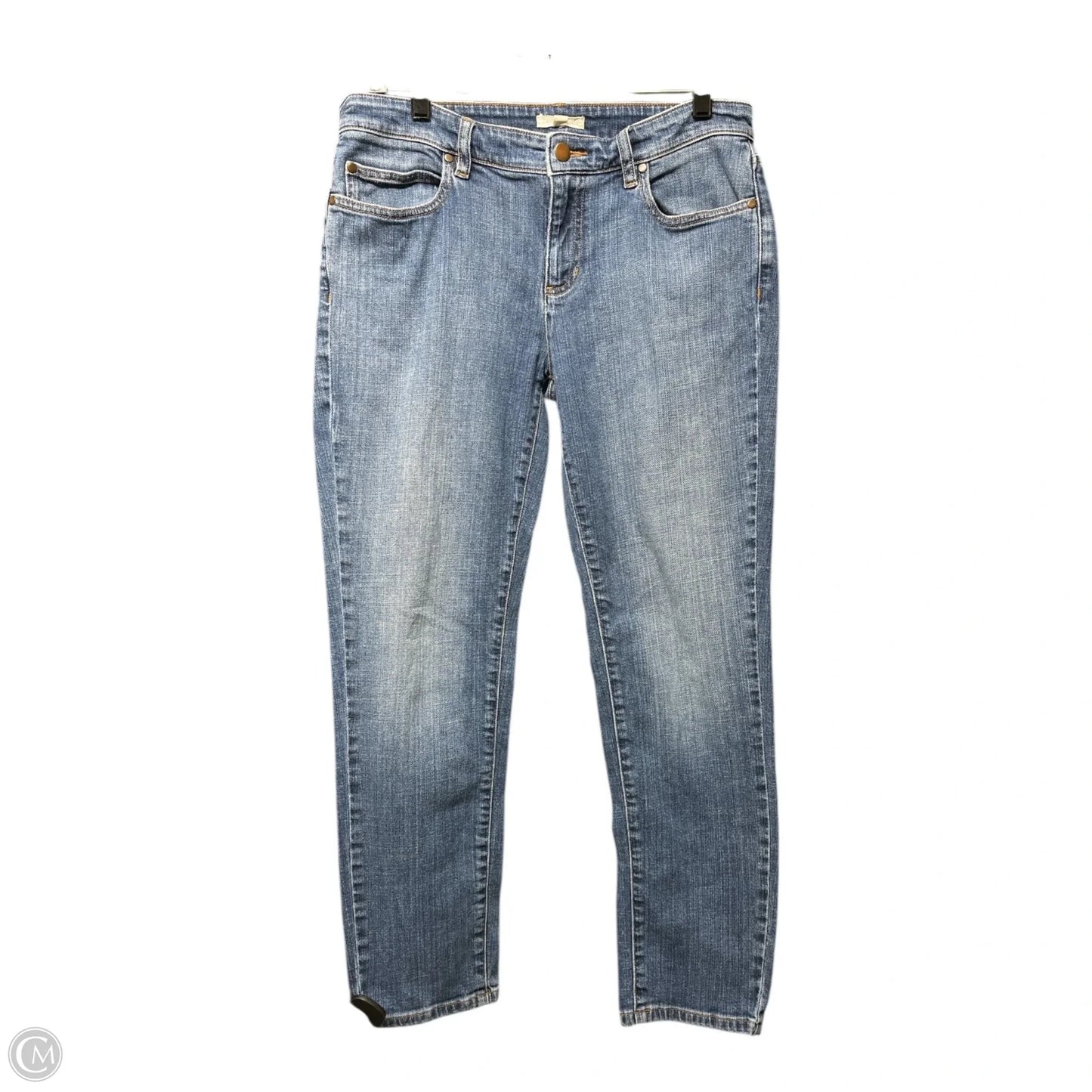 Jeans Skinny By Eileen Fisher In Blue Denim, Size: 8