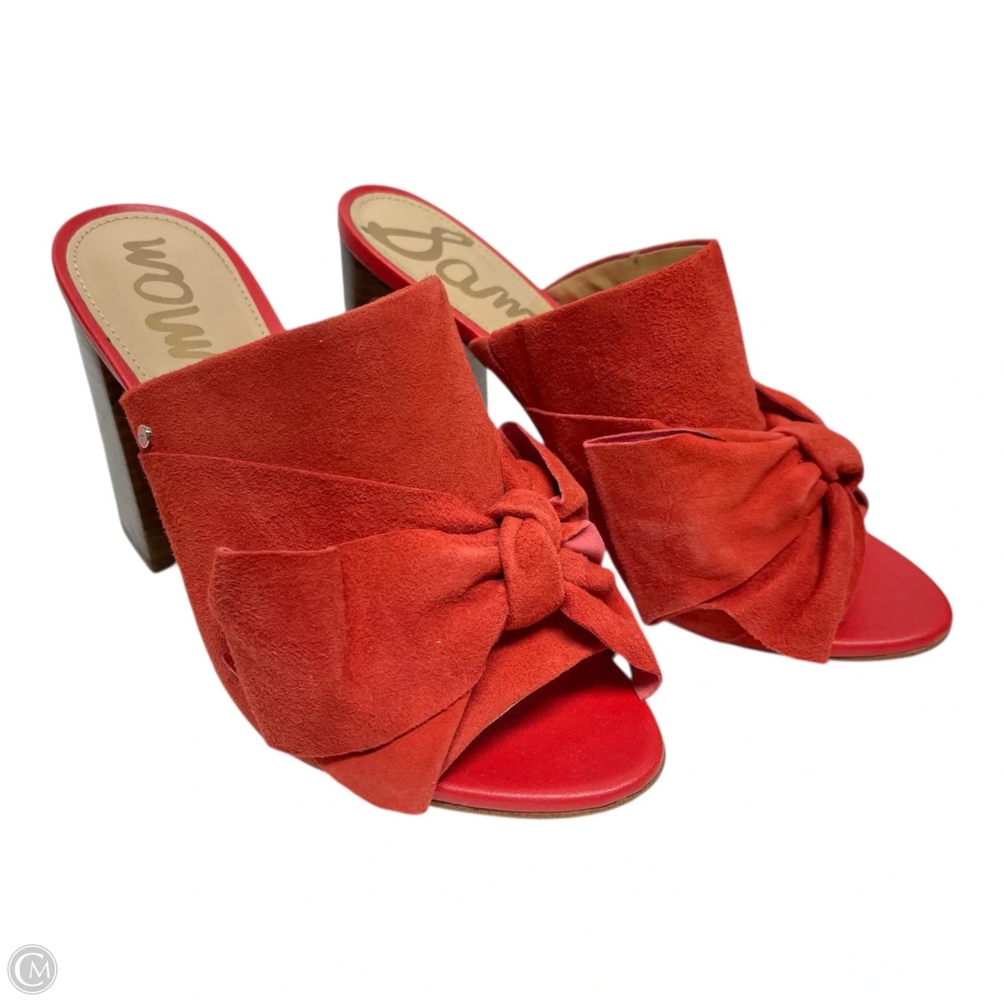 Shoes Heels Block By Sam Edelman In Red, Size: 7
