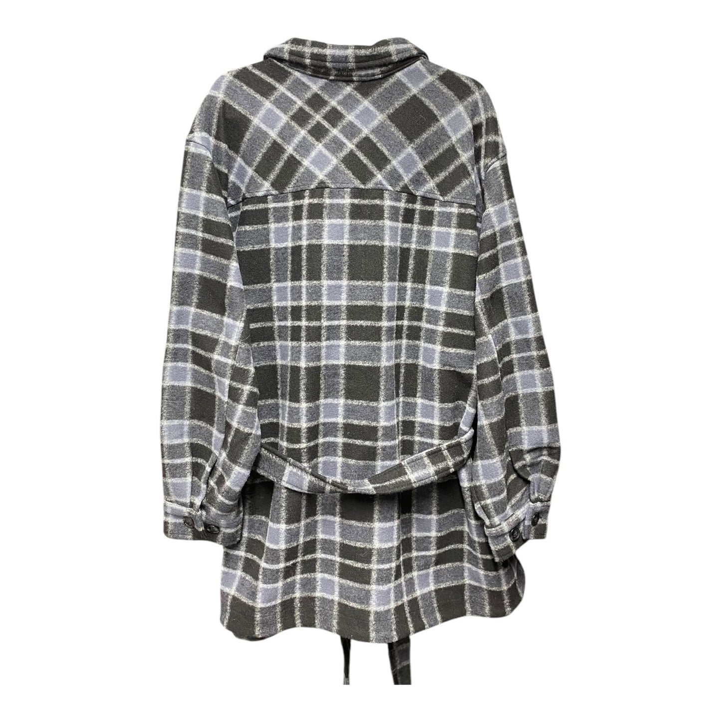 Coat Other By Terra & Sky In Plaid Pattern, Size: 3x