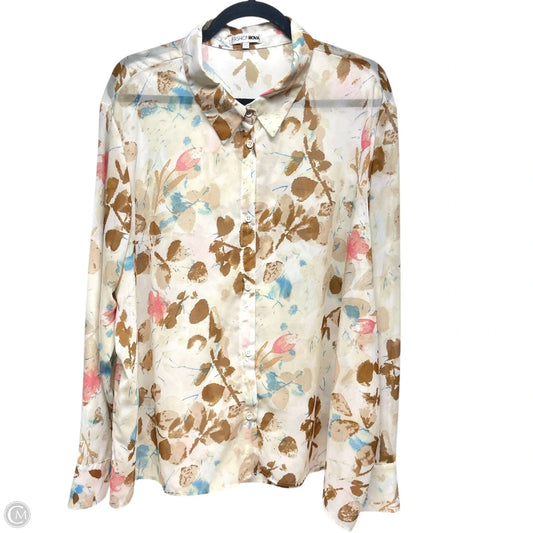 Top Long Sleeve By Fashion Nova In Multi-colored, Size: 2x