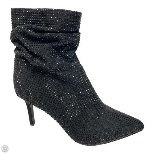 Boots Ankle Heels By Nine West In Black, Size: 8.5
