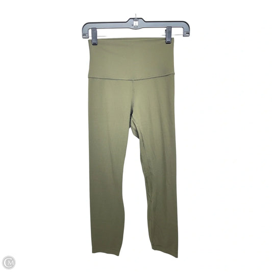 Athletic Leggings By Lululemon In Green, Size: 4