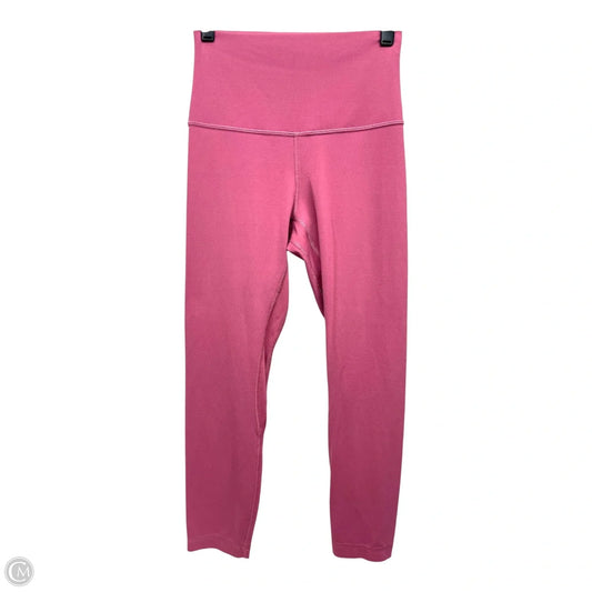 Athletic Leggings By Lululemon In Pink, Size: 4
