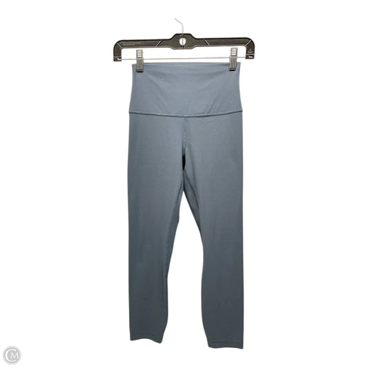 Athletic Leggings By Lululemon In Blue, Size: 4