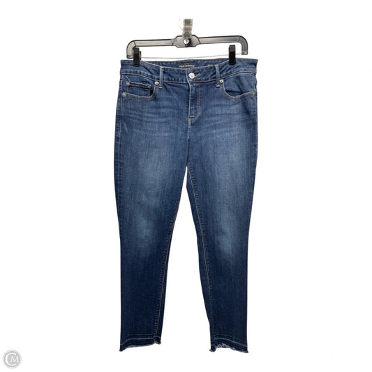 Jeans Cropped By Lucky Brand In Blue Denim, Size: 8