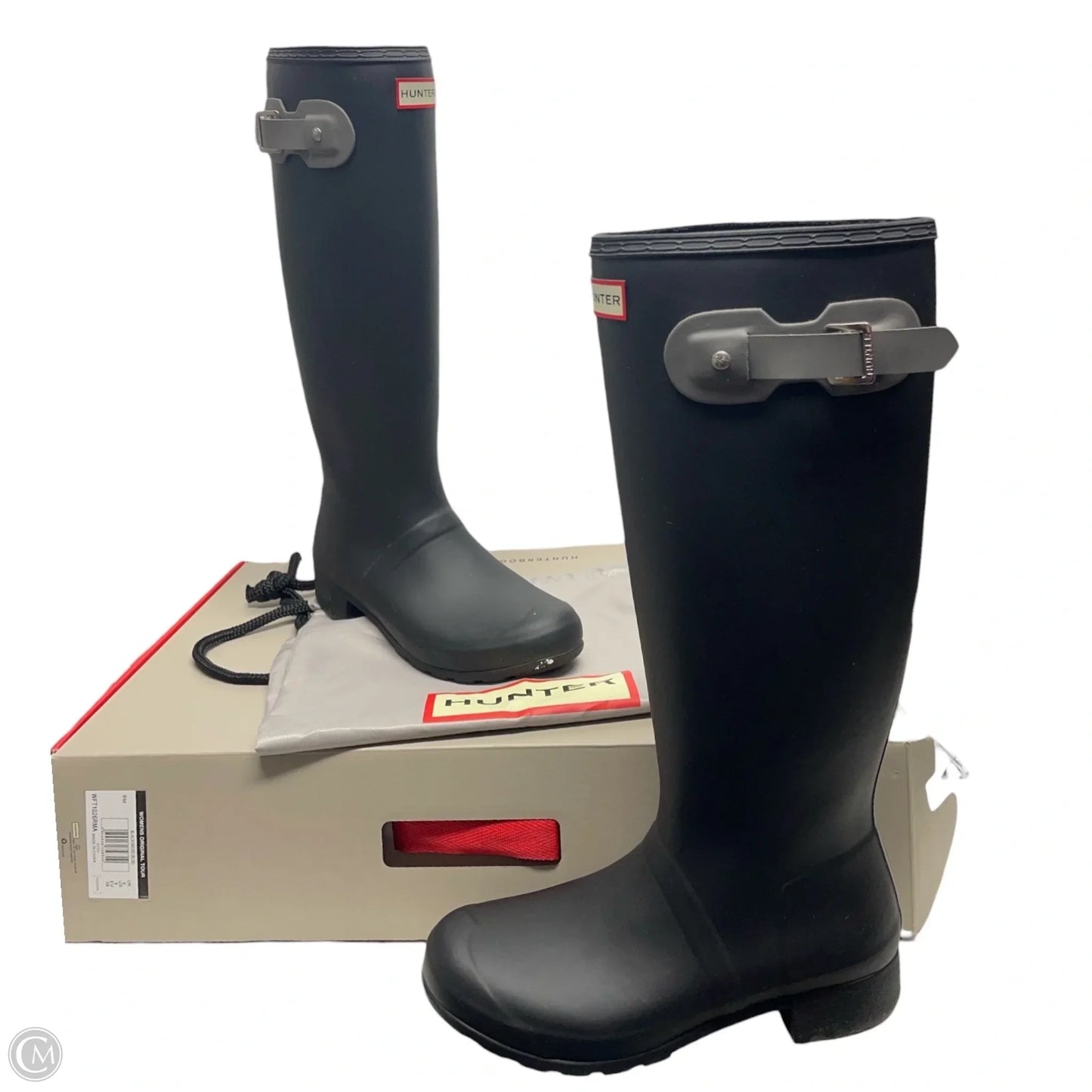 Boots Rain By Hunter In Black, Size: 8