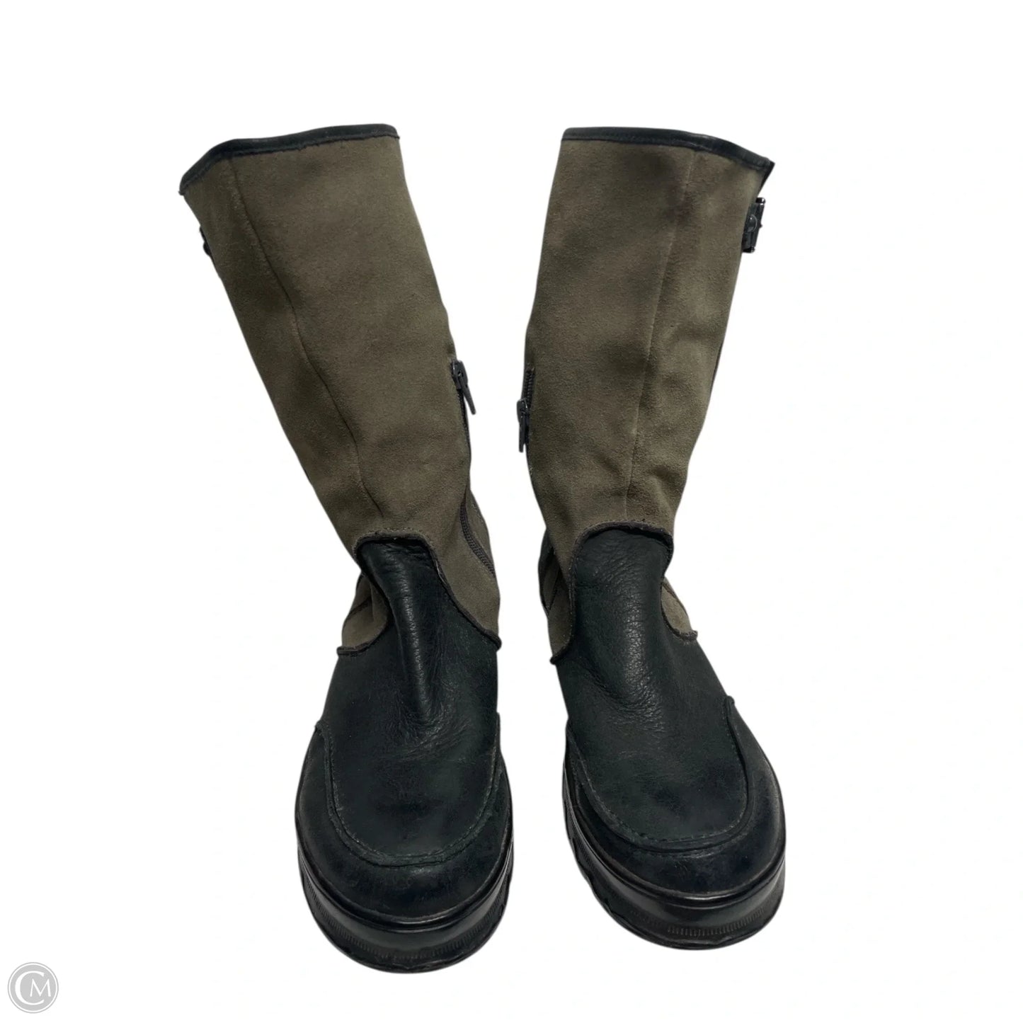 Boots Mid-calf Flats By deer lodge In Taupe, Size: 7