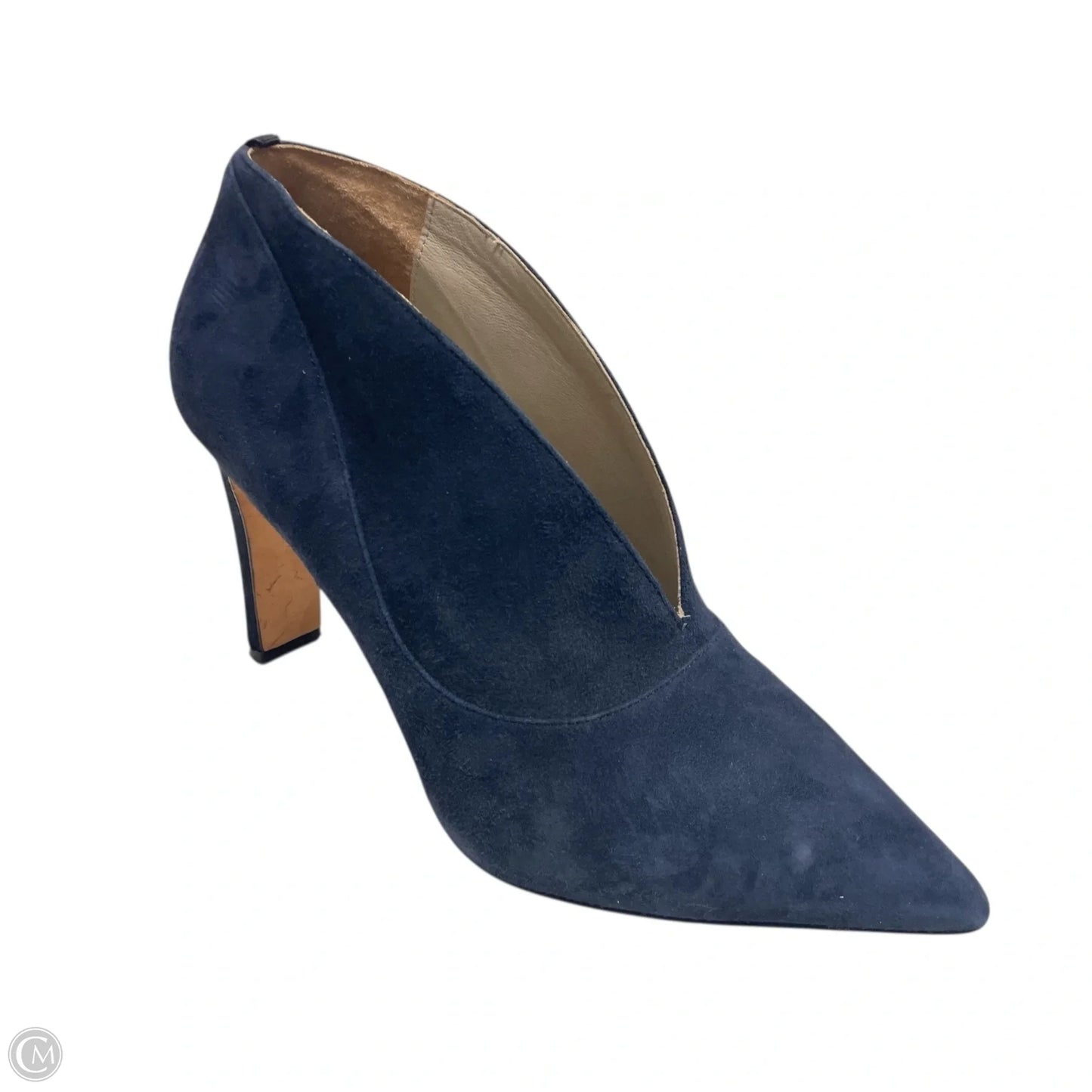 Boots Ankle Heels By Boden In Navy, Size: 8.5