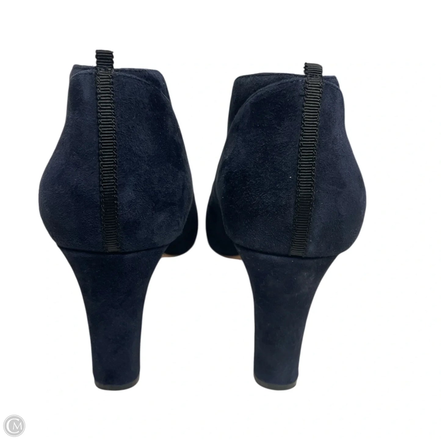 Boots Ankle Heels By Boden In Navy, Size: 8.5
