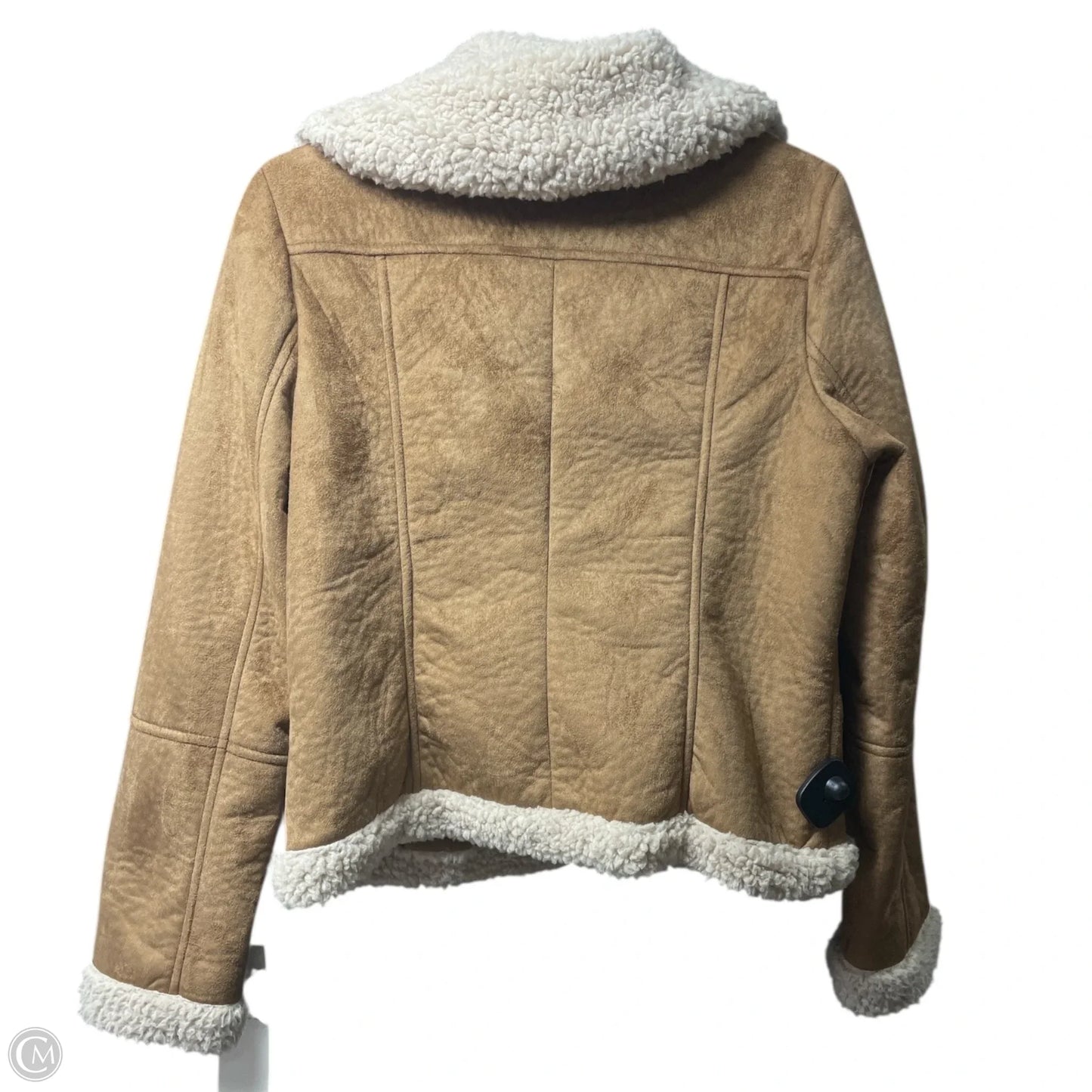 Jacket Faux Fur & Sherpa By Bernardo In Tan, Size: M