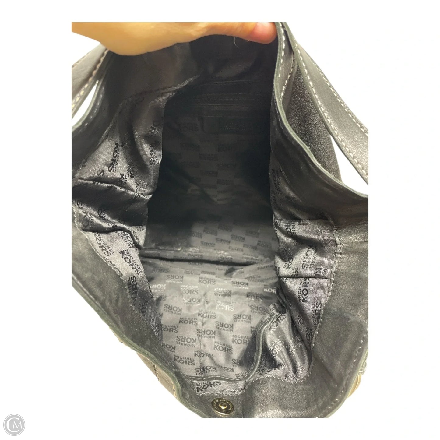 Handbag Leather By Michael By Michael Kors, Size: Medium