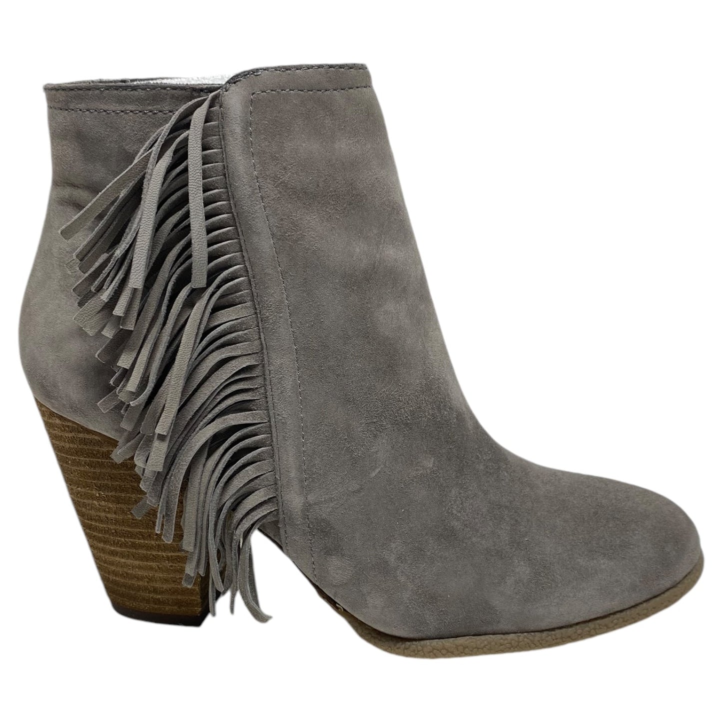 Boots Ankle Heels By Vince Camuto In Grey, Size: 9.5