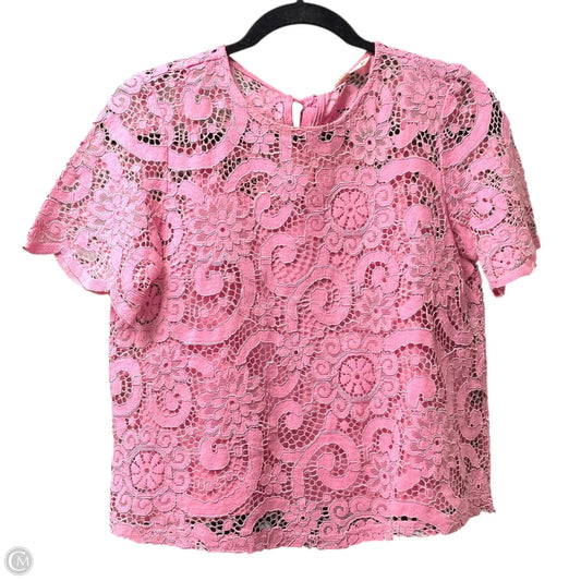 Blouse Short Sleeve By Nanette By Nanette Lepore In Pink, Size: S