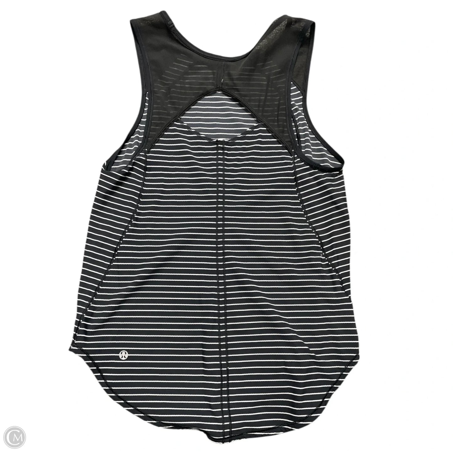 Athletic Tank Top By Lululemon In Striped Pattern, Size: S