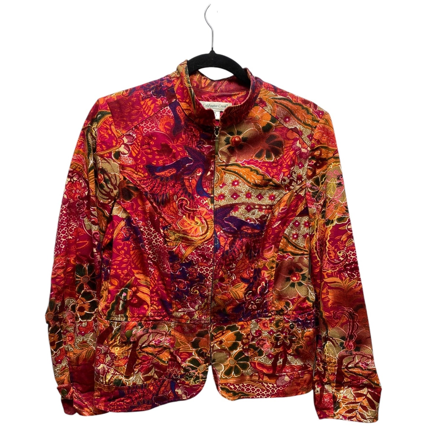 Jacket Other By Coldwater Creek In Floral Print, Size: Mp