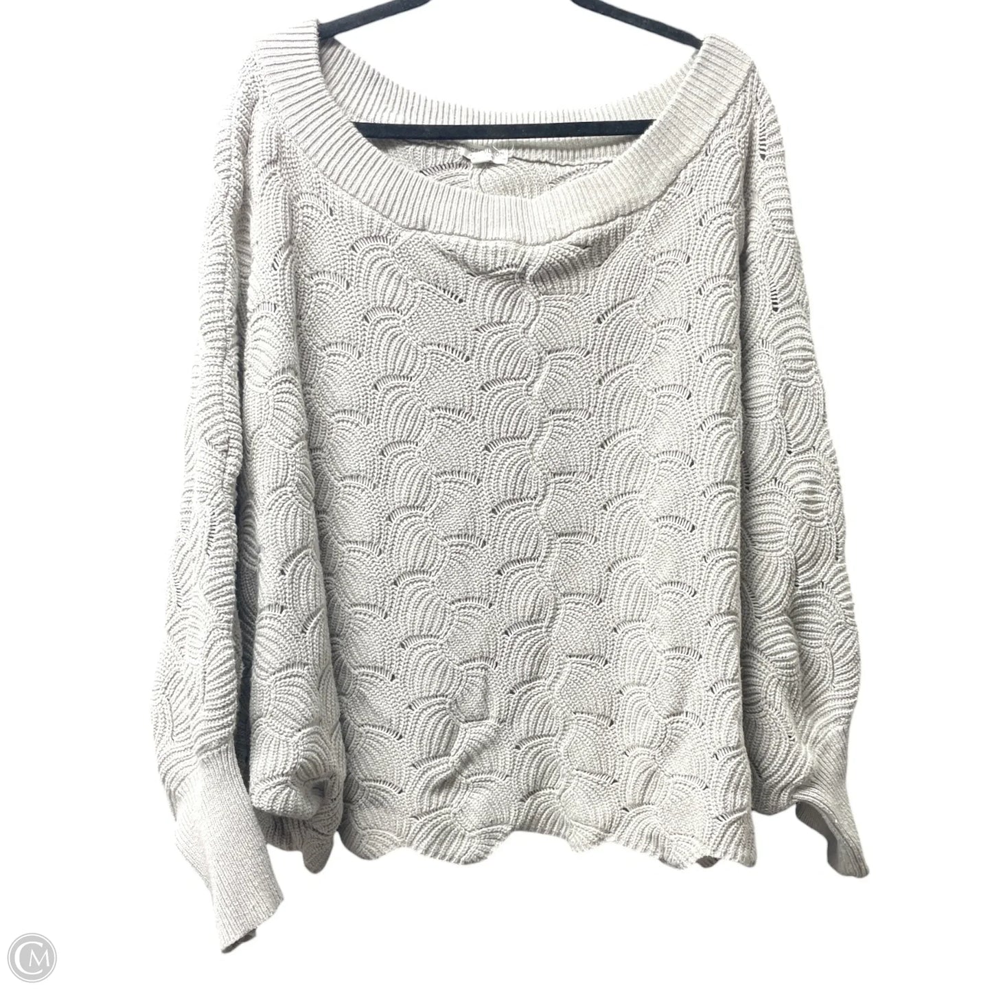Sweater By Chicsoul In Grey, Size: 2x