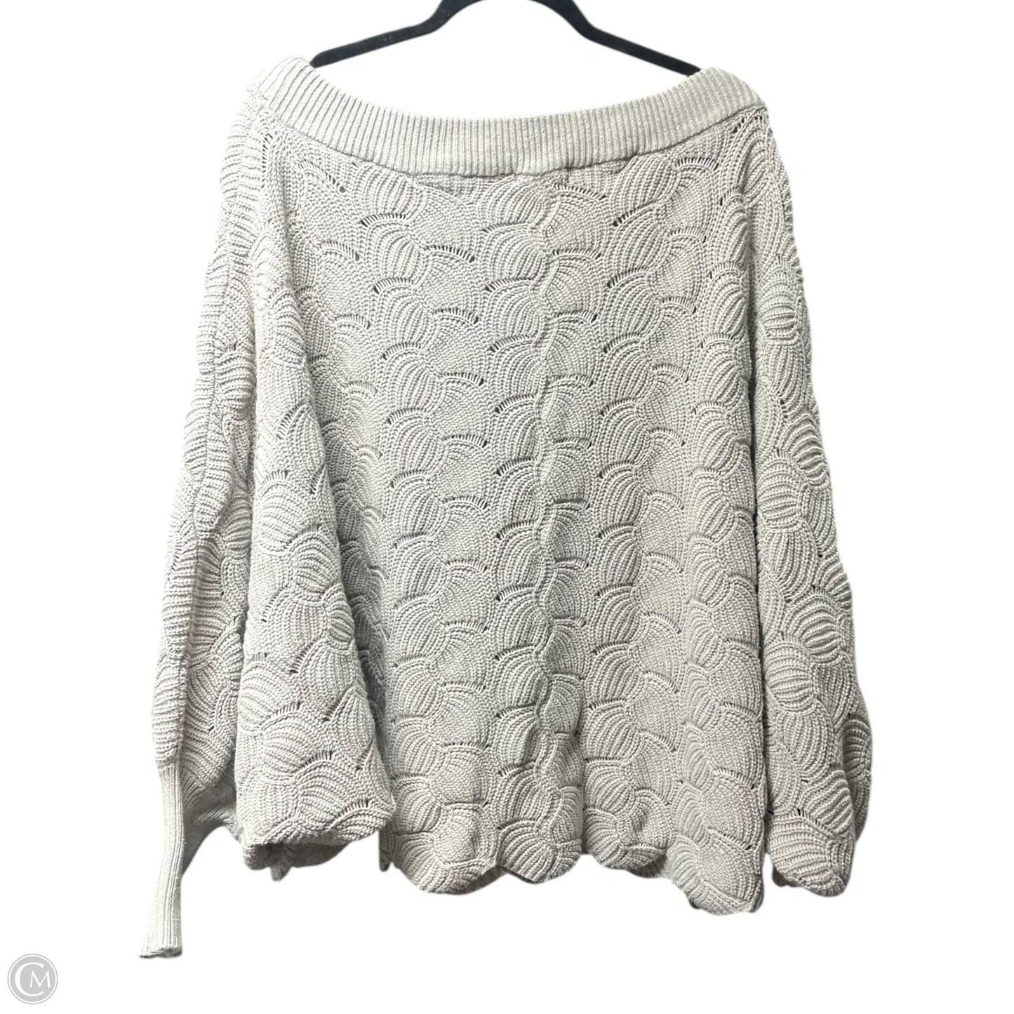 Sweater By Chicsoul In Grey, Size: 2x