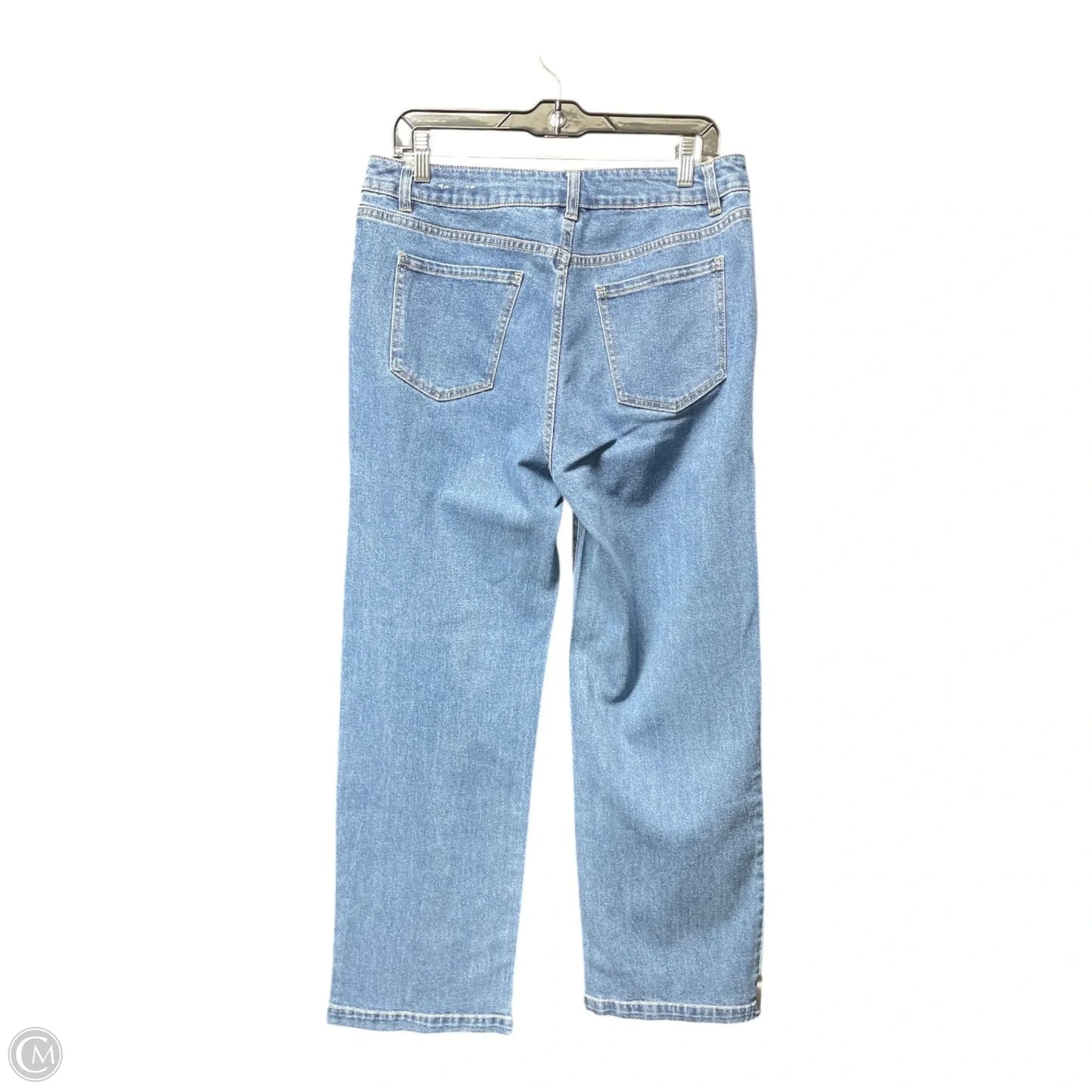 Jeans Straight By Rachel Zoe In Blue Denim, Size: 12
