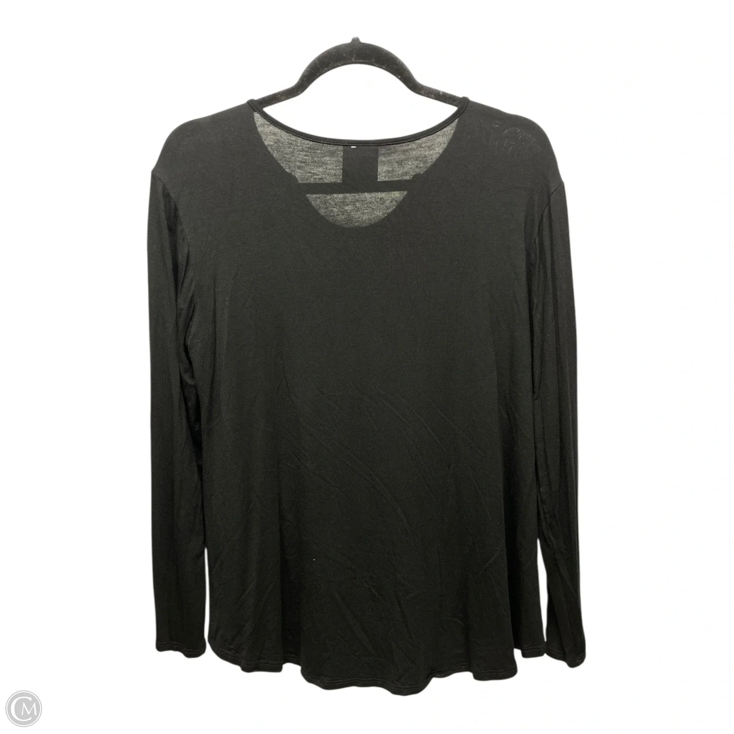 Top Long Sleeve By Harley Davidson In Black & Silver, Size: S