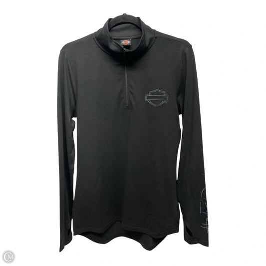 Sweatshirt Collar By Harley Davidson In Black, Size: S
