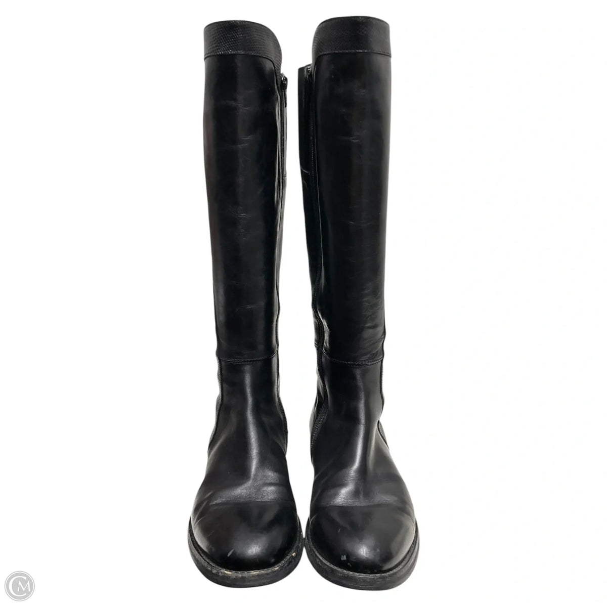 Boots Leather By Agl In Black, Size: 6.5