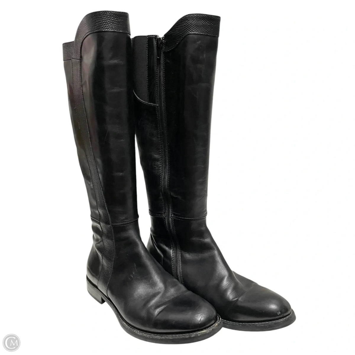 Boots Leather By Agl In Black, Size: 6.5