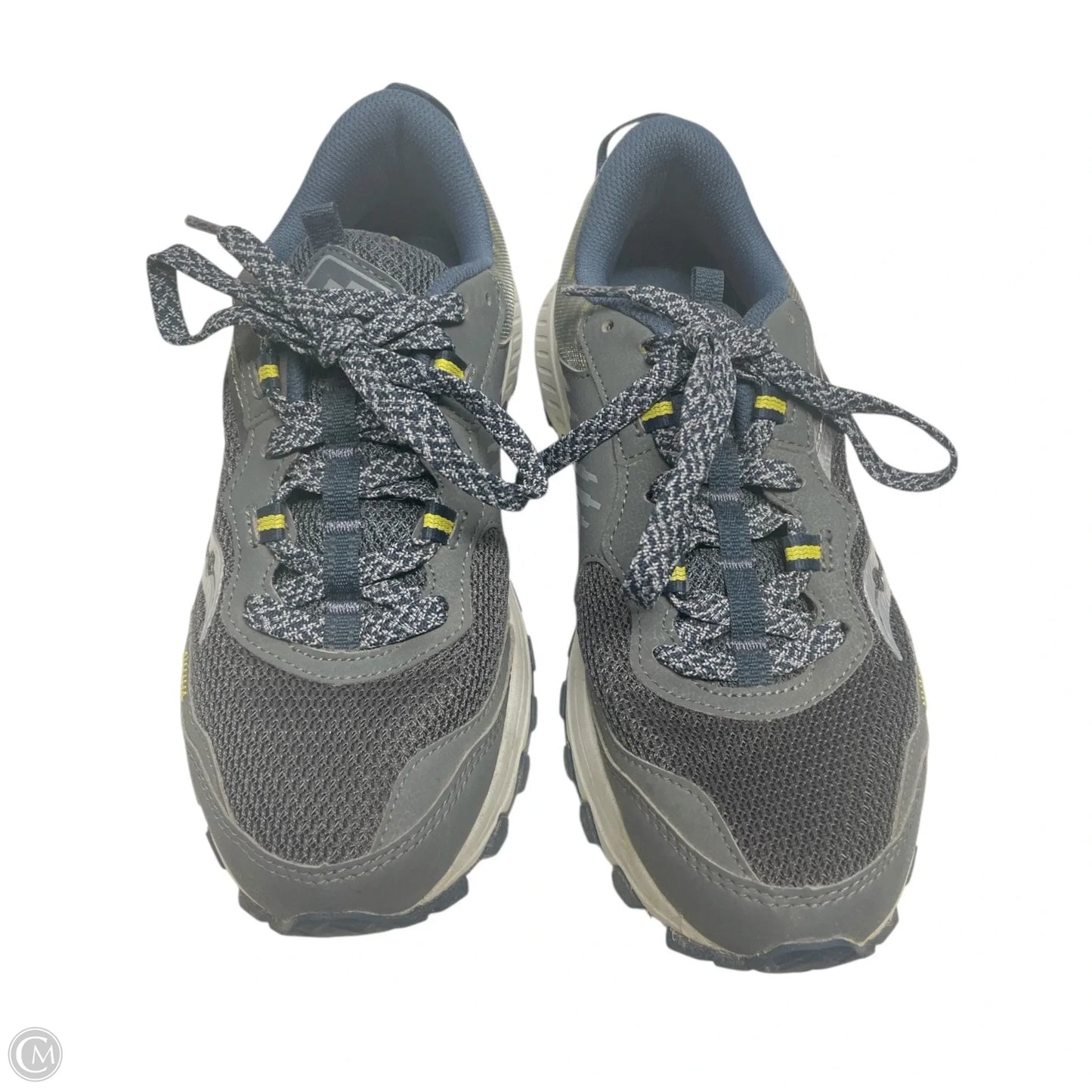 Shoes Athletic By Sacouny In Blue & Grey, Size: 8.5