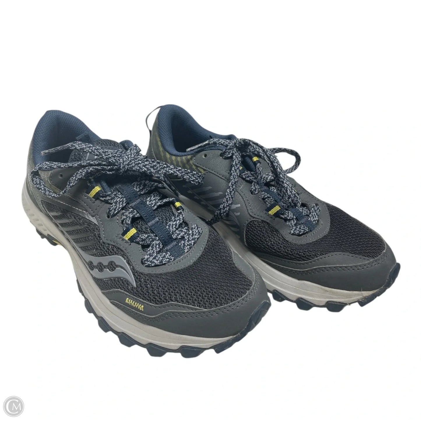 Shoes Athletic By Sacouny In Blue & Grey, Size: 8.5