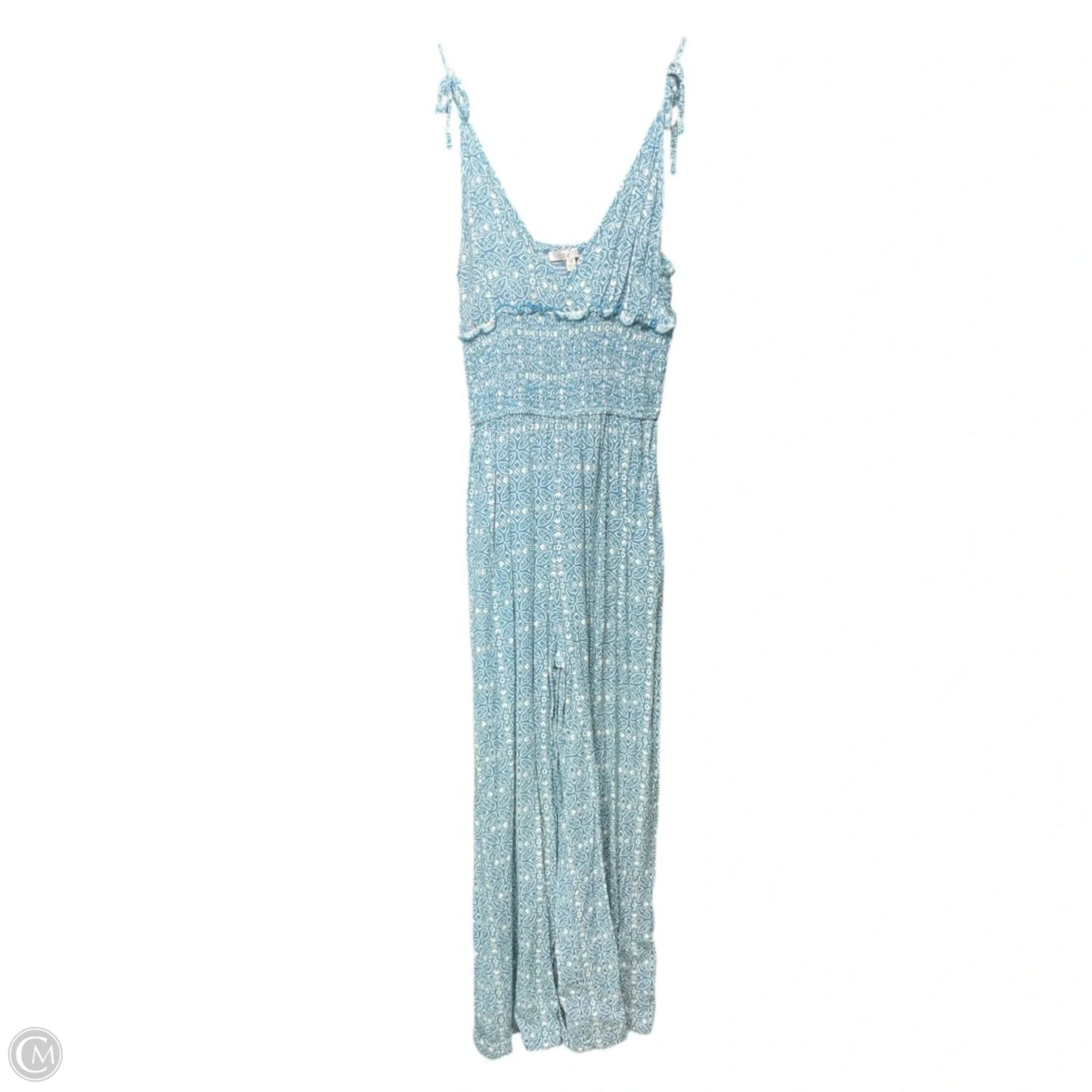 Jumpsuit By Patrons Of Peace In Blue & Cream, Size: Xs