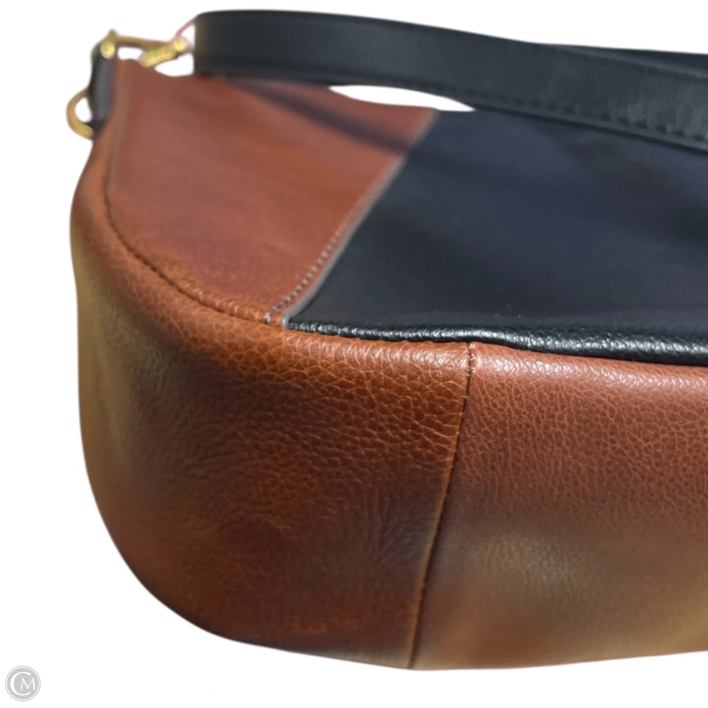 Handbag Leather By Fossil, Size: Small