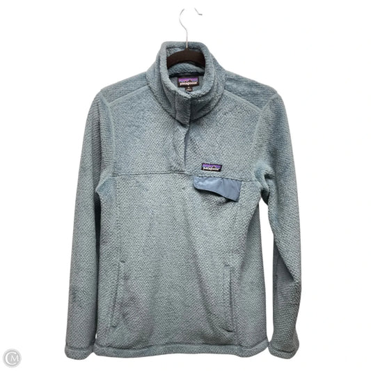 Jacket Fleece By Patagonia In Blue, Size: M