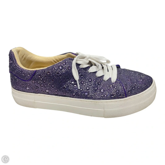 Shoes Sneakers By Betsey Johnson In Purple, Size: 11