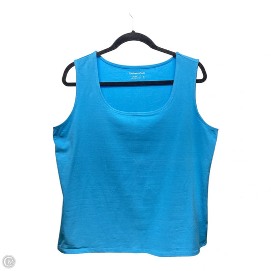 Tank Top By Coldwater Creek In Blue, Size: Xl