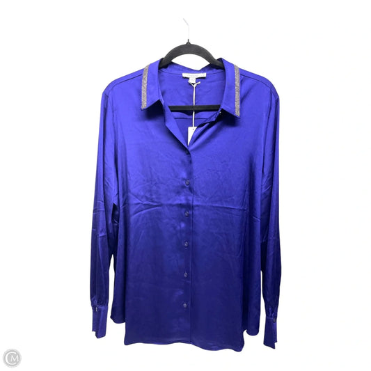 Top Long Sleeve By Chicos In Purple, Size: L